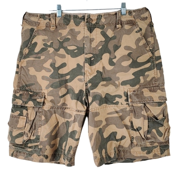 Wonderwall Cargo Camo Shorts Mens 36 Vtg Utility Surf (38x10) Tactical Gorpcore - Picture 5 of 15